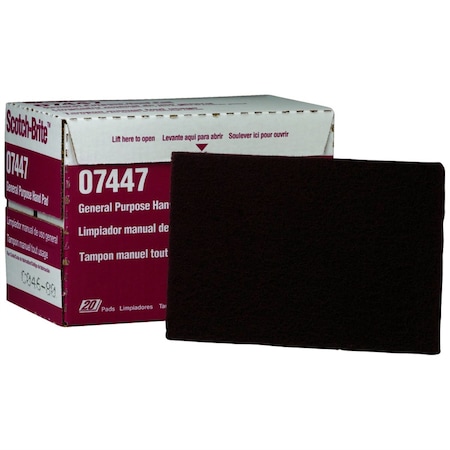 3M Automotive Pad Scotch Brite Maroon Gen Purpose 20Pk MMM7447